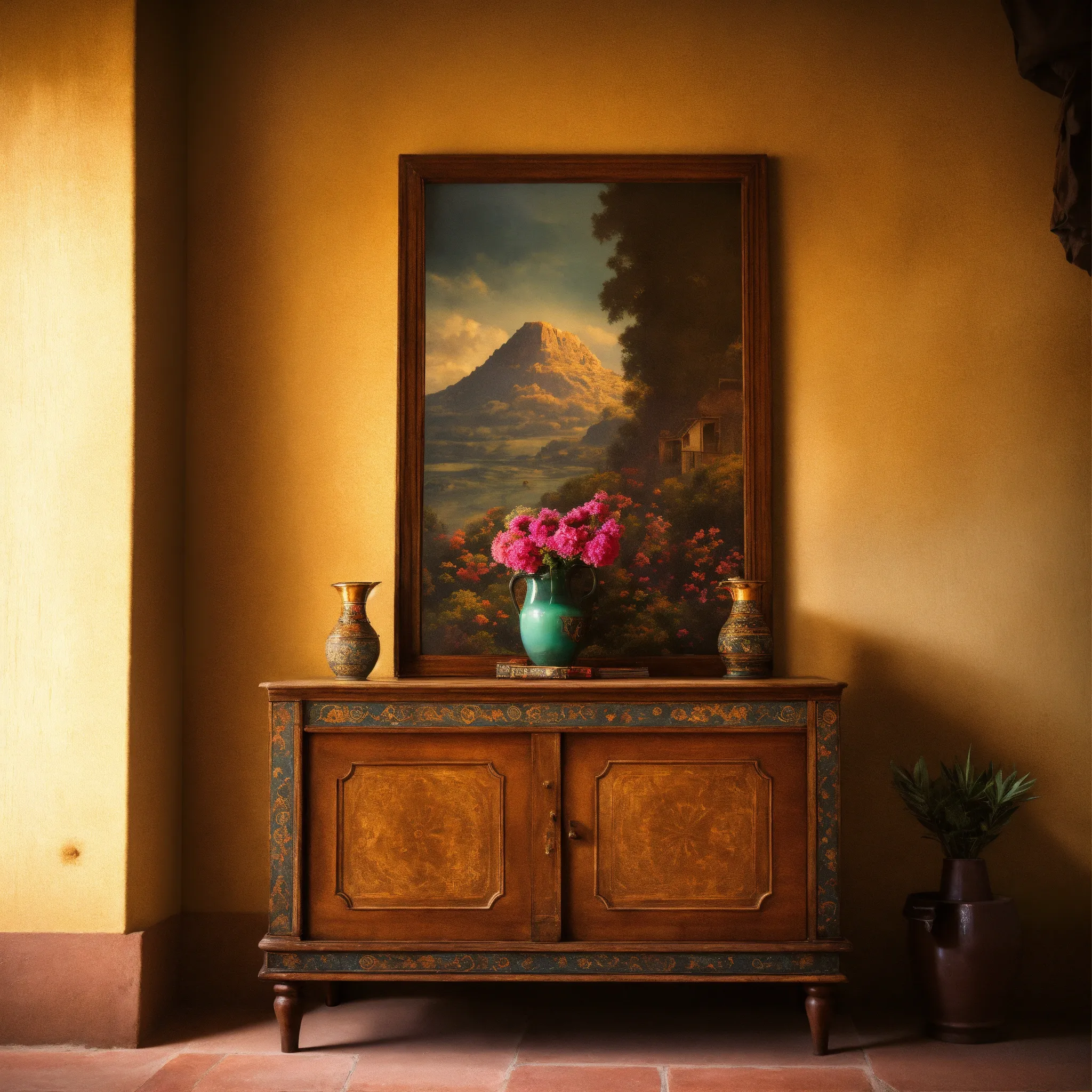 Finished wooden surface